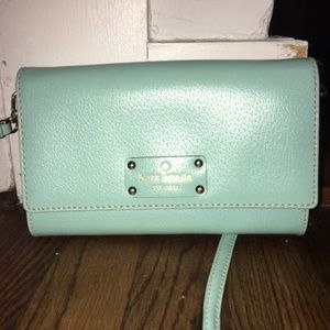 Kate Spade light blue/turquoise purse